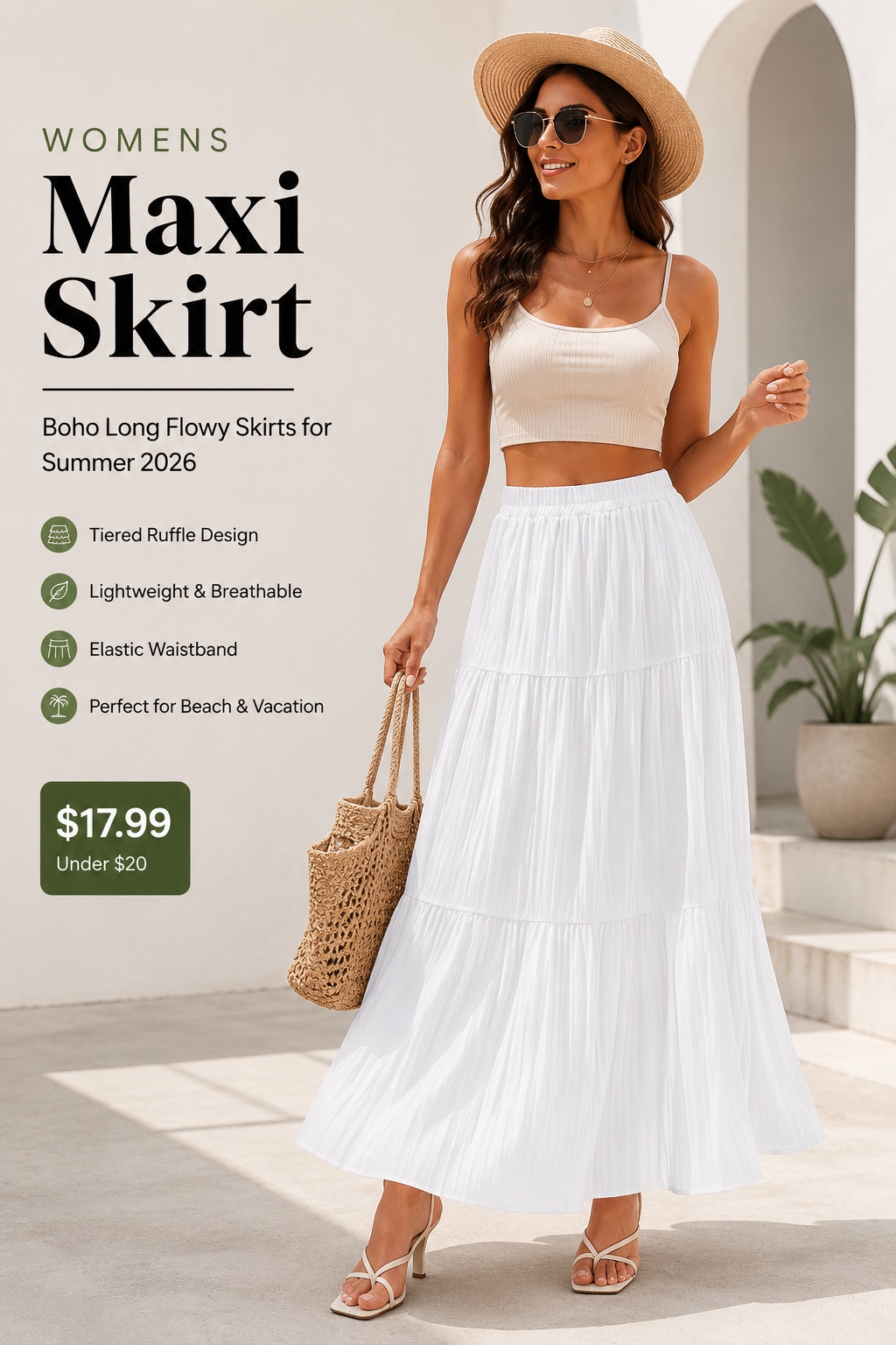 5 Ways to Style This $17.99 Boho Maxi Skirt This Summer